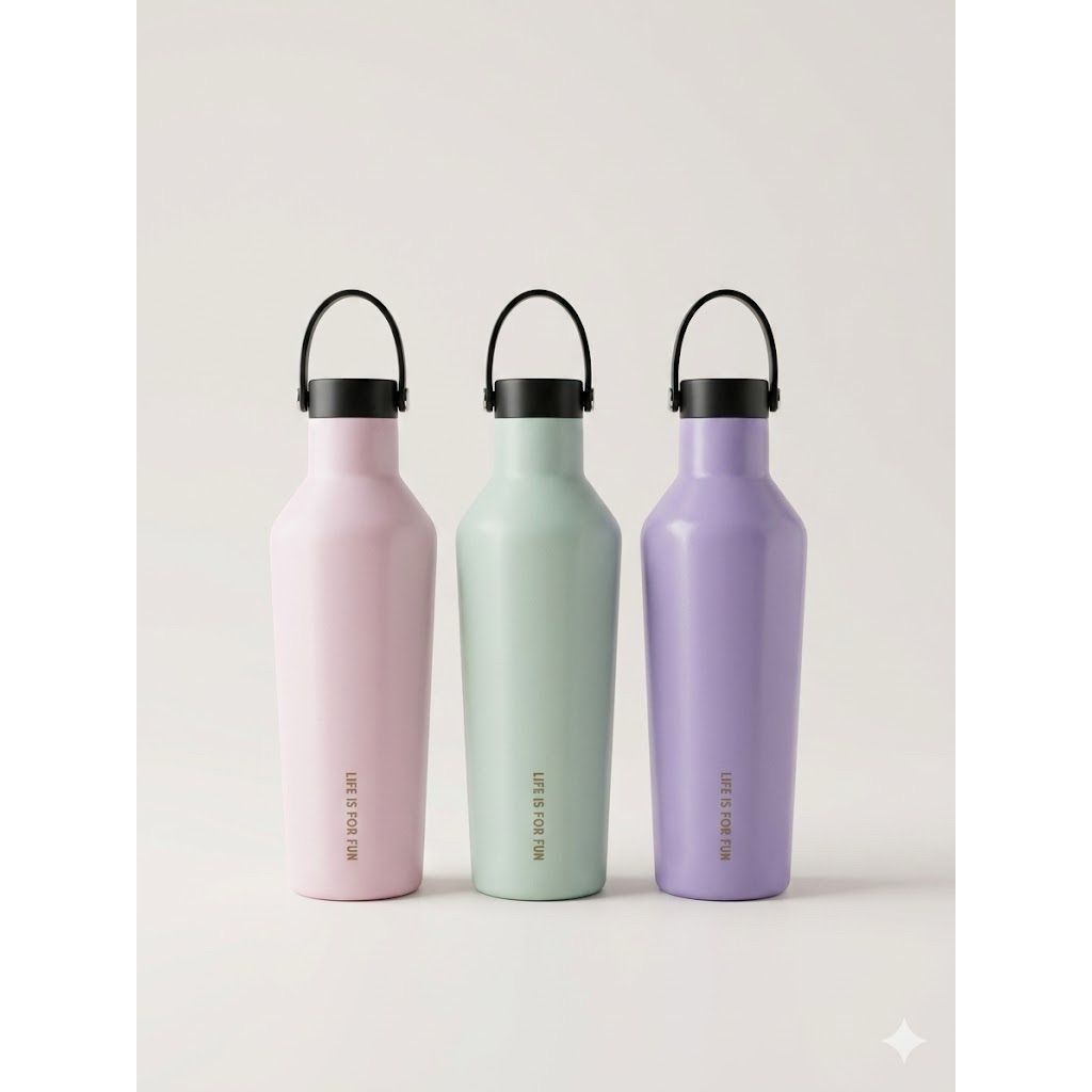 Miniso Colorful Insulated Stainless 500ml / Botol minum stainless steel