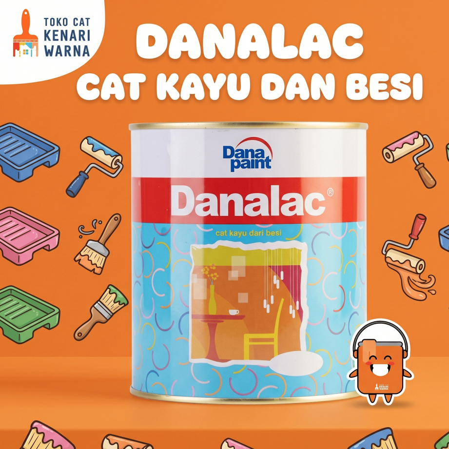 DANA PAINT - DANALAC CAT KAYU & BESI 1 lt