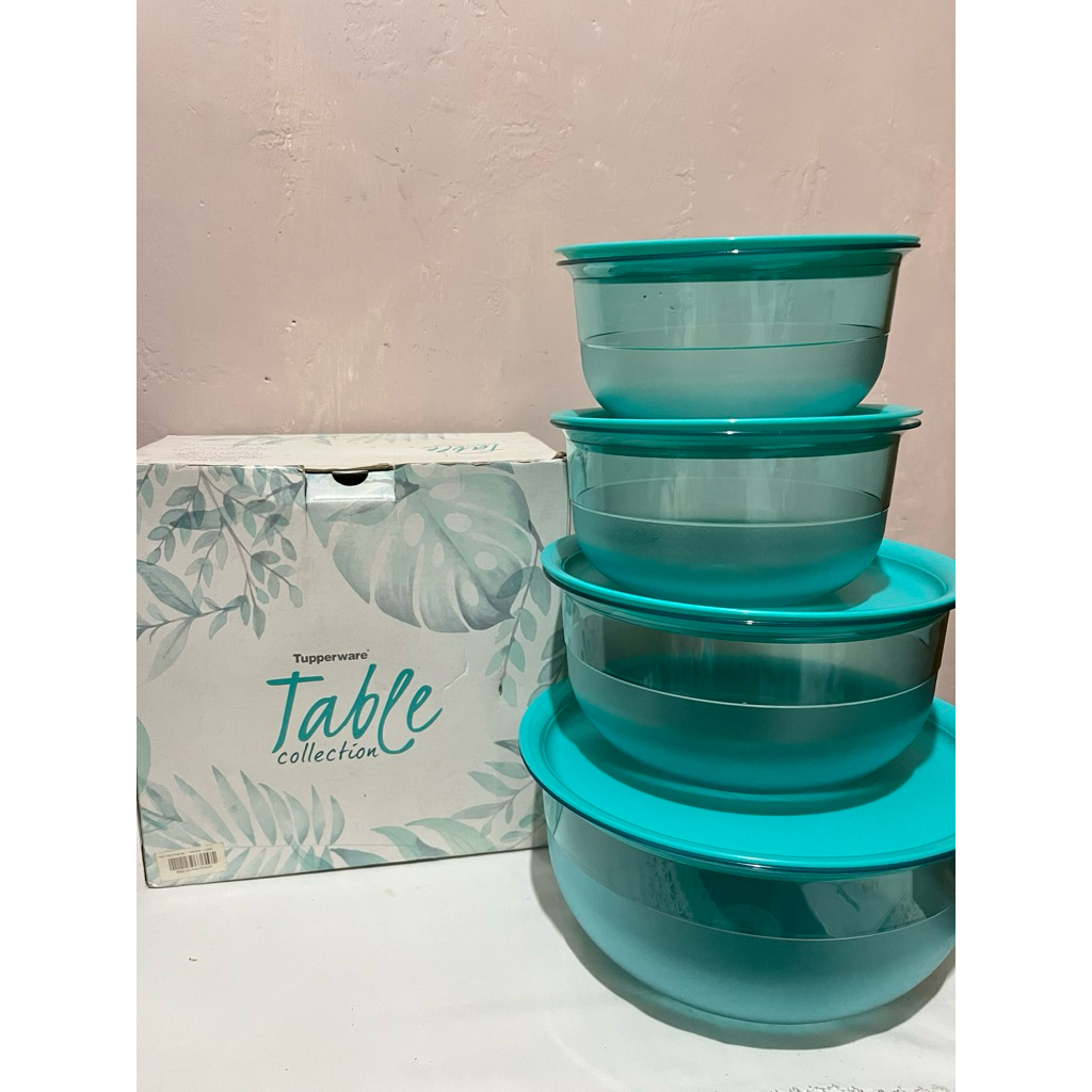 table collection tuppy set tupperware