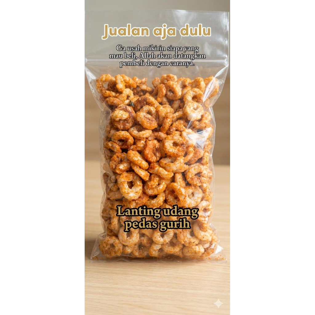 500 gr lanting udang pedas
