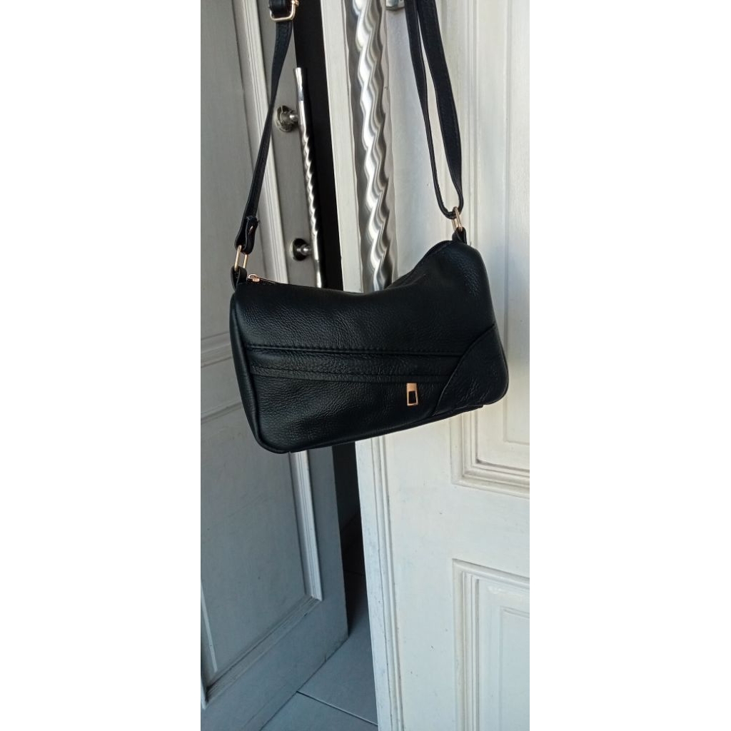 tas sling mini kulit asli