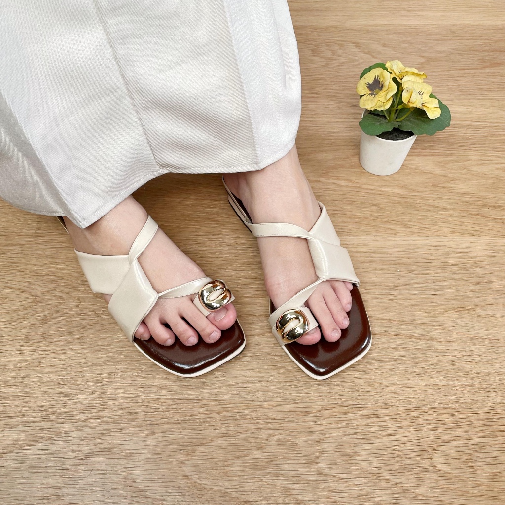 Magdiel Mireya Heels Sandal Hak Wanita 3 cm
