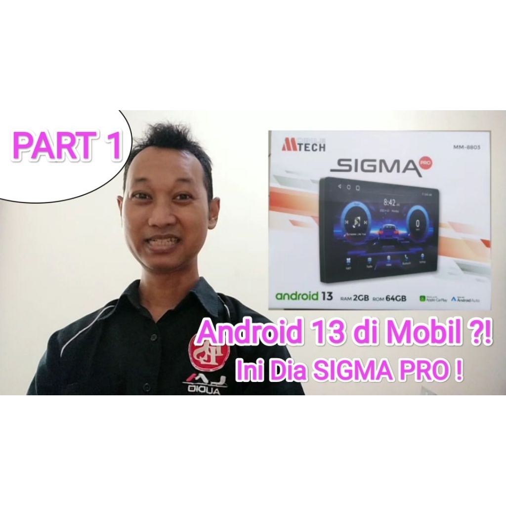 Head Unit Android MTech Sigma Pro