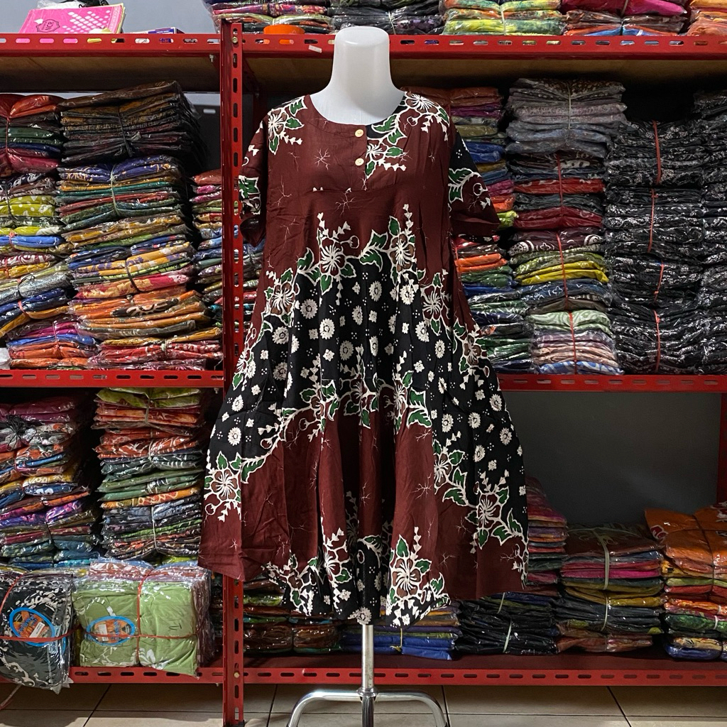 KF 77 | daster Marisa klok kancing standar Ld 110