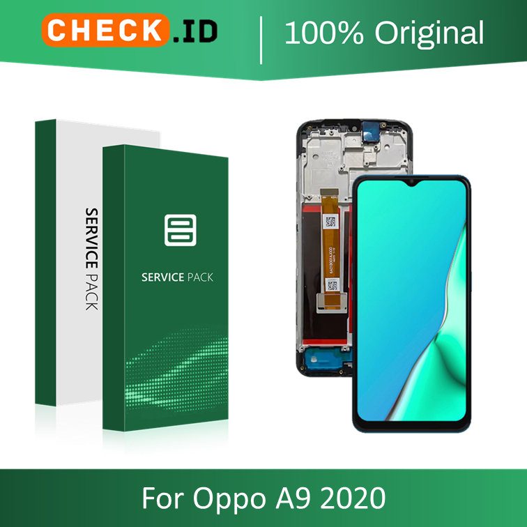 [ TRUST.ID ] LCD + FRAME OPPO A9 2020 CPH1937, CPH1939, CPH1941 ORIGINAL