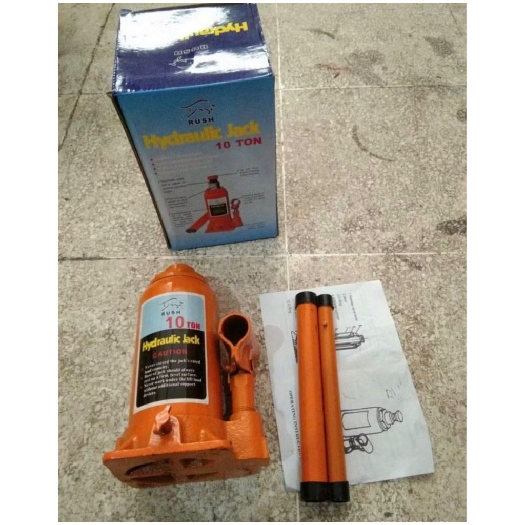 DONGKRAK BOTOL 10 TON MEREK RUSH