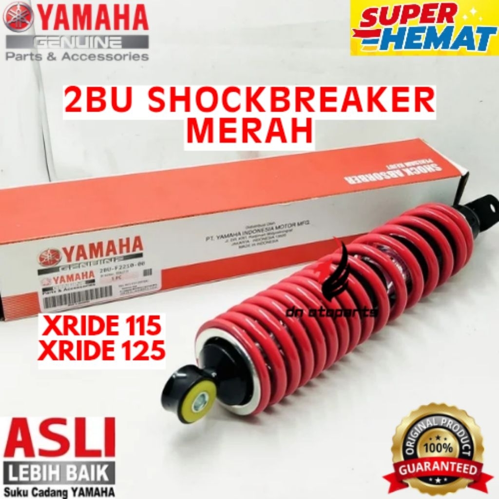 SHOCKBREAKER ORIGINAL YAMAHA KODE 2BU MERAH, SHOCKBREAKER XRIDE 115, SHOCKBREAKER XRIDE 125








