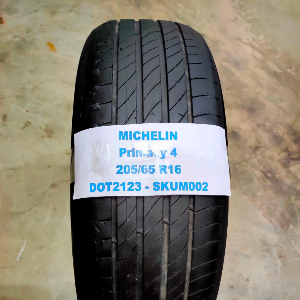 Ban Michelin 205/65 R16 Primacy 4 DOT 2123 Second Bekas Harga 1 buah 205/65R16 - SKUM002