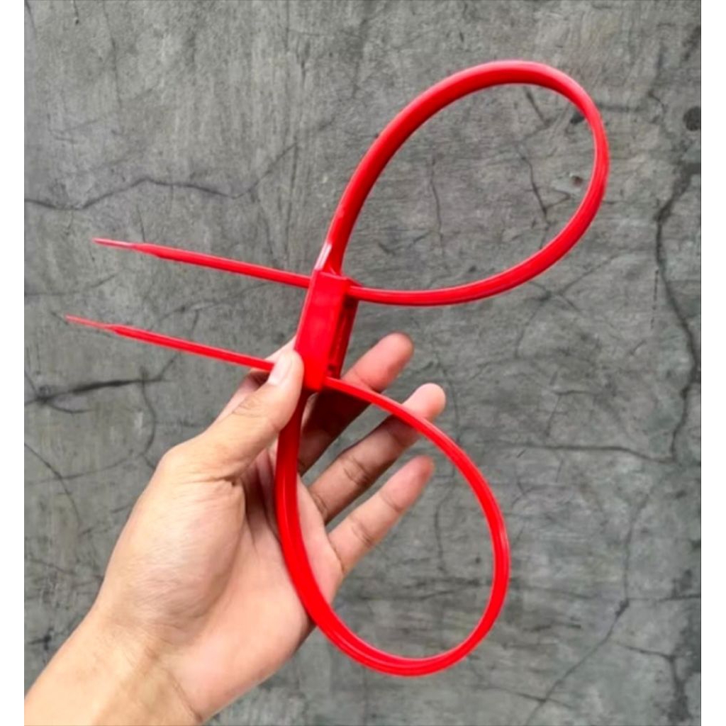 Borgol Plastik Jatah Polri Polda Metro Original - Merah