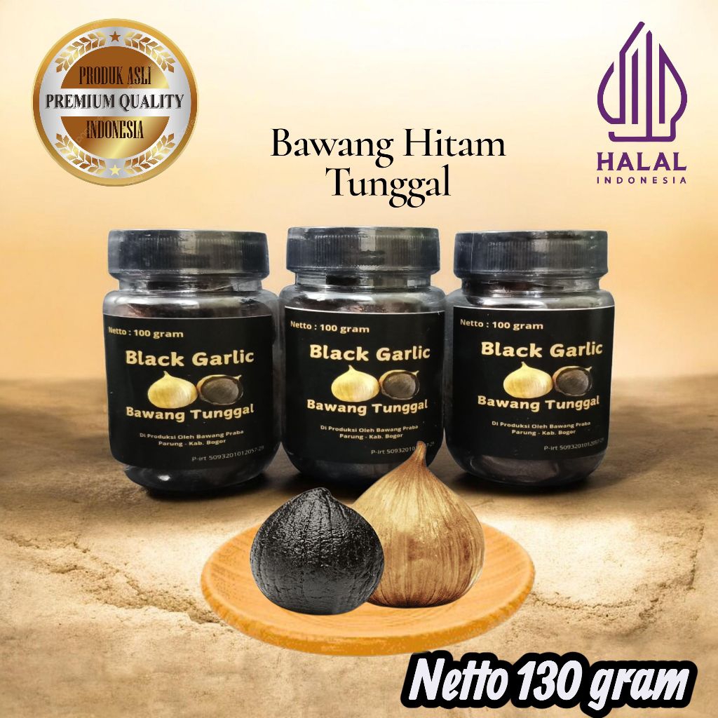 BLACK GARLIC BAWANG HITAM BAWANG TUNGGAL