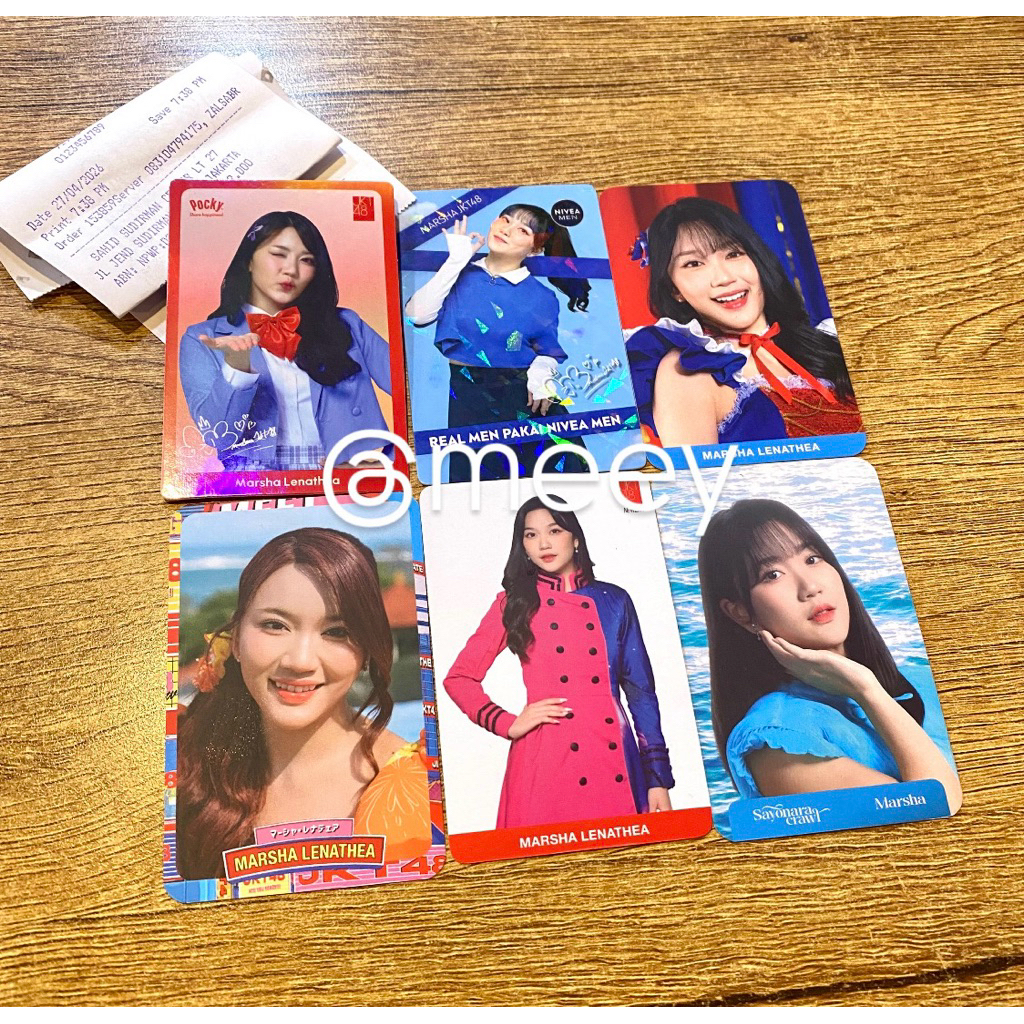 TAKE ALL PHOTOCARD PC MARSHA JKT48