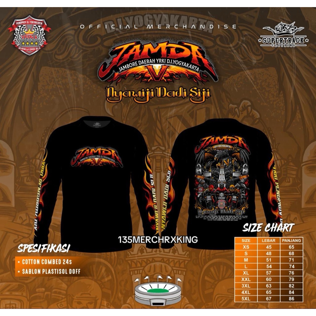 KAOS RXKING JAMDA V YRKI JOGJA merchandise resmi