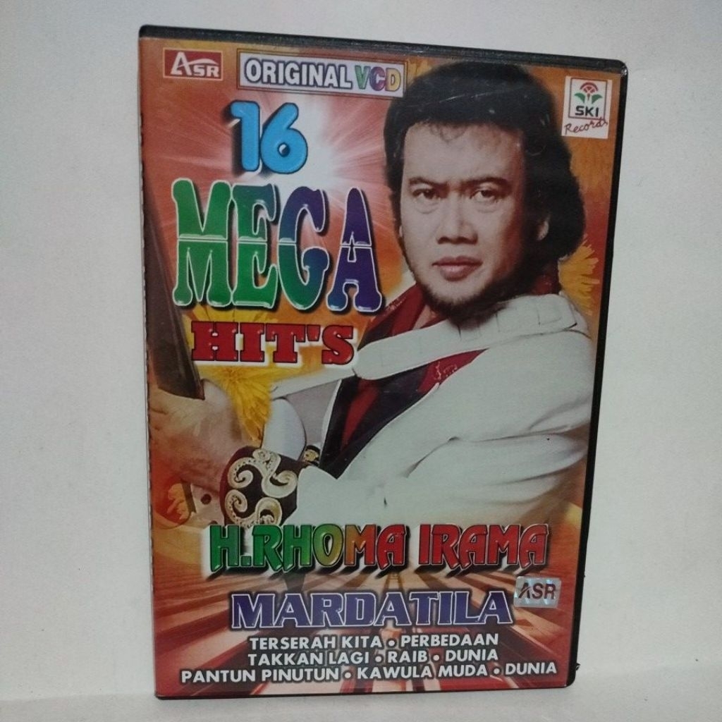 VCD 16 MEGA HITS RHOMA IRAMA MARDATILA
