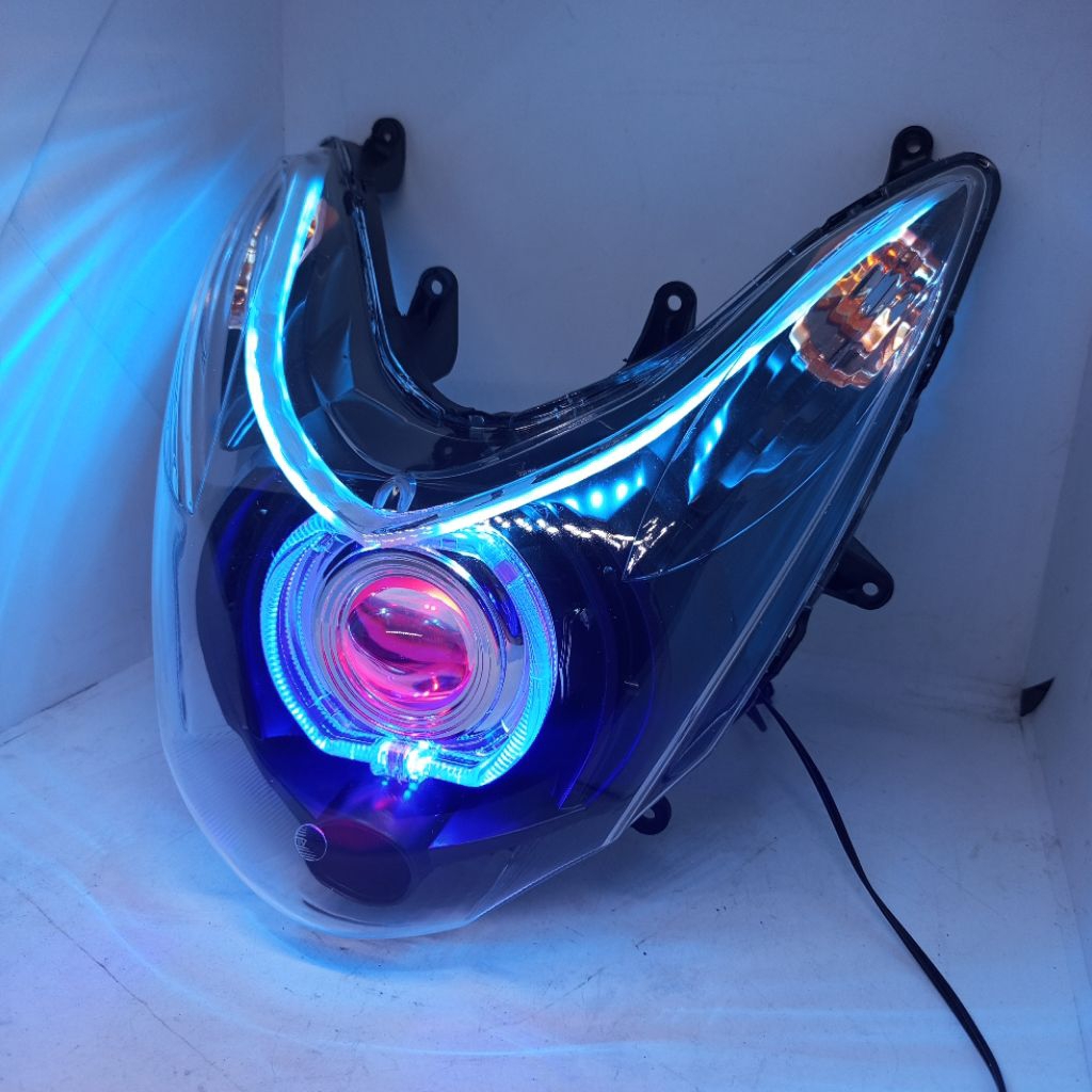 LAMPU DEPAN MIO SOUL KARBU BILED 4'5 INC PLUS ALIS RUNING