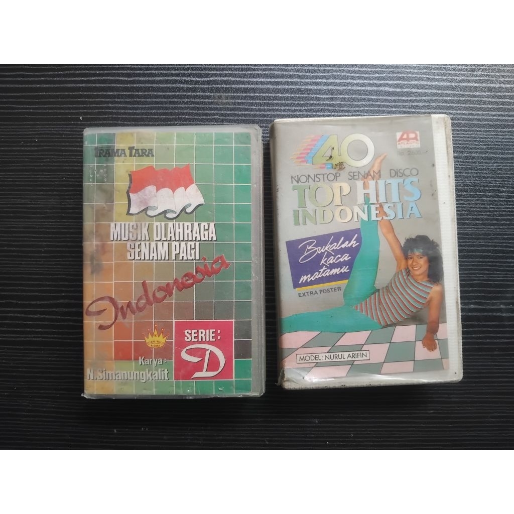 Kaset pita Musik Olahraga Senam pagi - Kaset pita jadul original