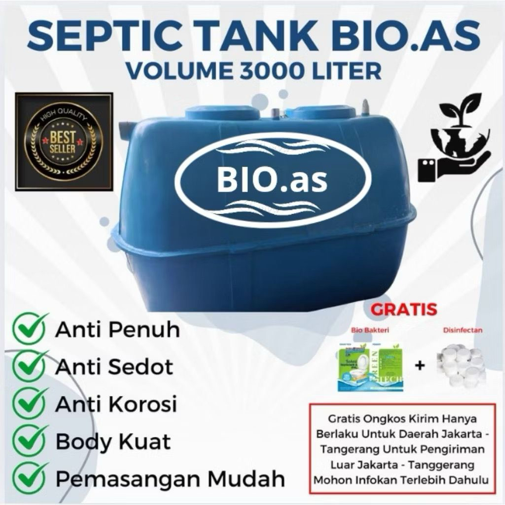 BIO SEPTIC TANK BIO AS 3000L