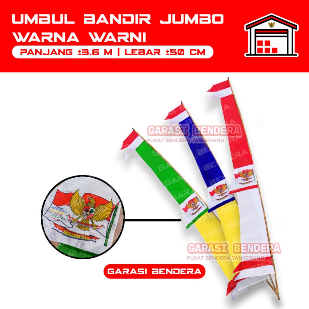 Dekorasi 17 Agustus Umbul Umbul Indonesia Merah Putih Bendera Indonesia Raya Ulang Tahun Indonesia