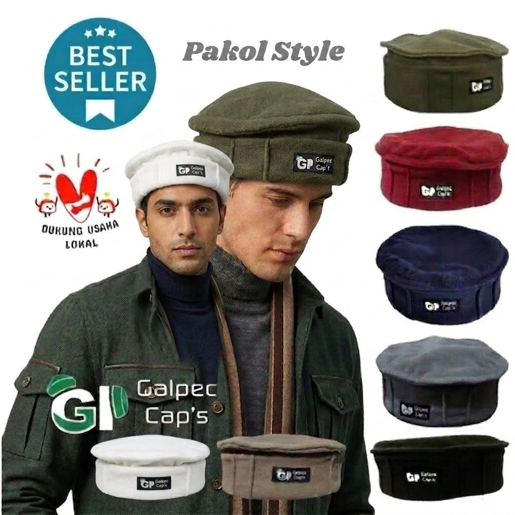 Peci Dewasa / Peci Sholat / Peci Kupluk / Peci Kopiah / peci pakol / peci afgan/ peci lipat/ peci ar