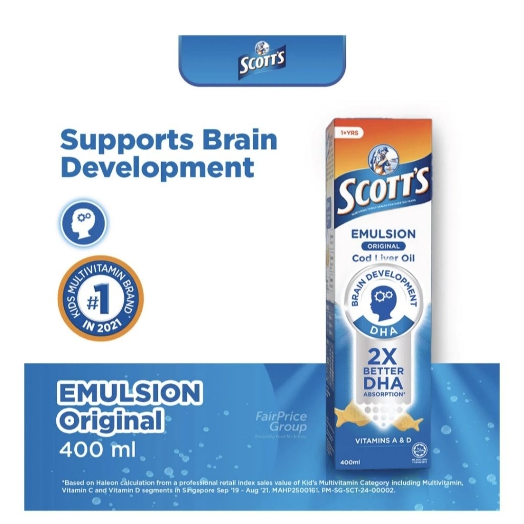 Scott's Emulsion Original Singapore Scott Scotts READY STOCK