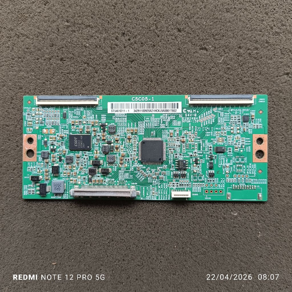 tikon tcon ticon led tv televisi sony KD-55X7500H KD 55X7500H