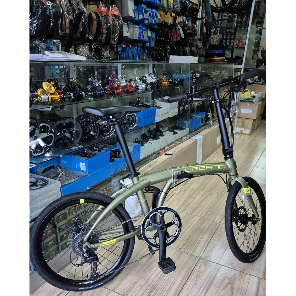 Sepeda Lipat POLYGON URBANO 5 20 Inc Plus/22 Inc Groupset SHIMANO SORA 1x9 Speed Disc Alloy Original