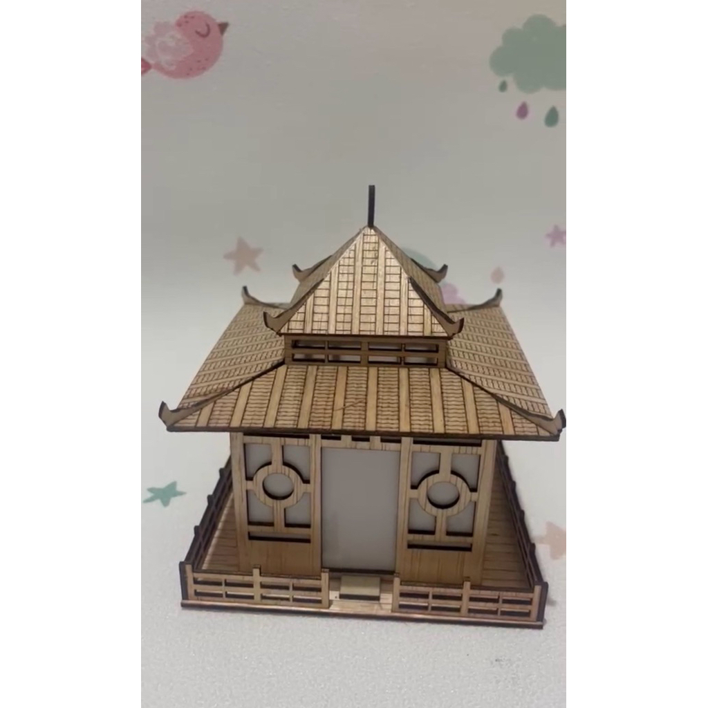 Miniatur Rumah Jepang Paludarium Aquascape