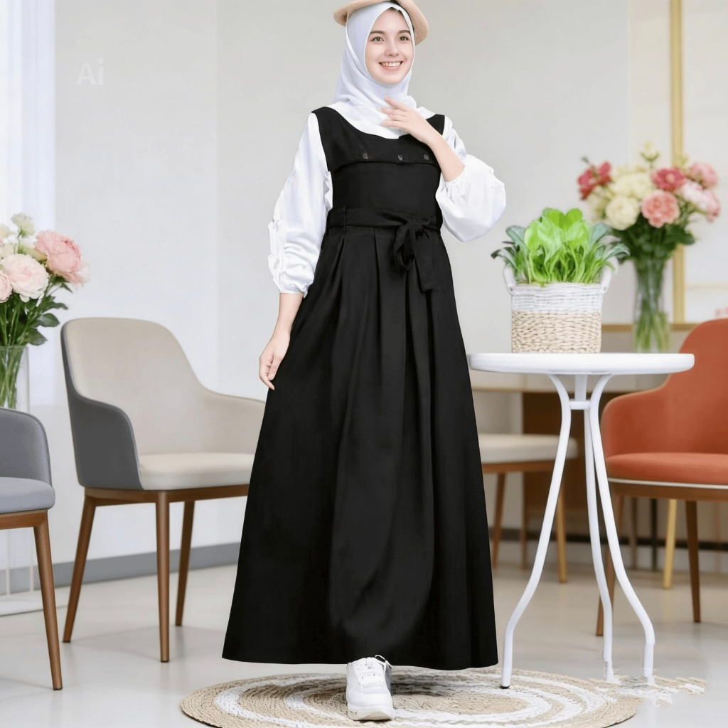 Gamis Lebaran Anak Remaja Perempuan Muslimah Tanggung Terbaru Kekinian 2026