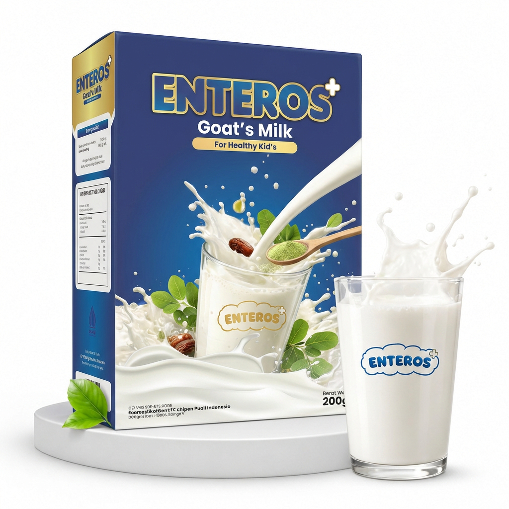 ENTEROS Susu Etawa - Nutrisi Kesehatan Paru & Pernapasan Anak