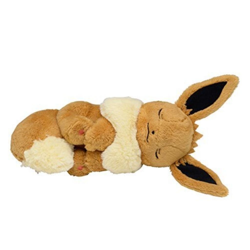 POKEMON CENTER 2018 Boneka Jisoo Pokemon Eevee Tidur Bulu Lembut
