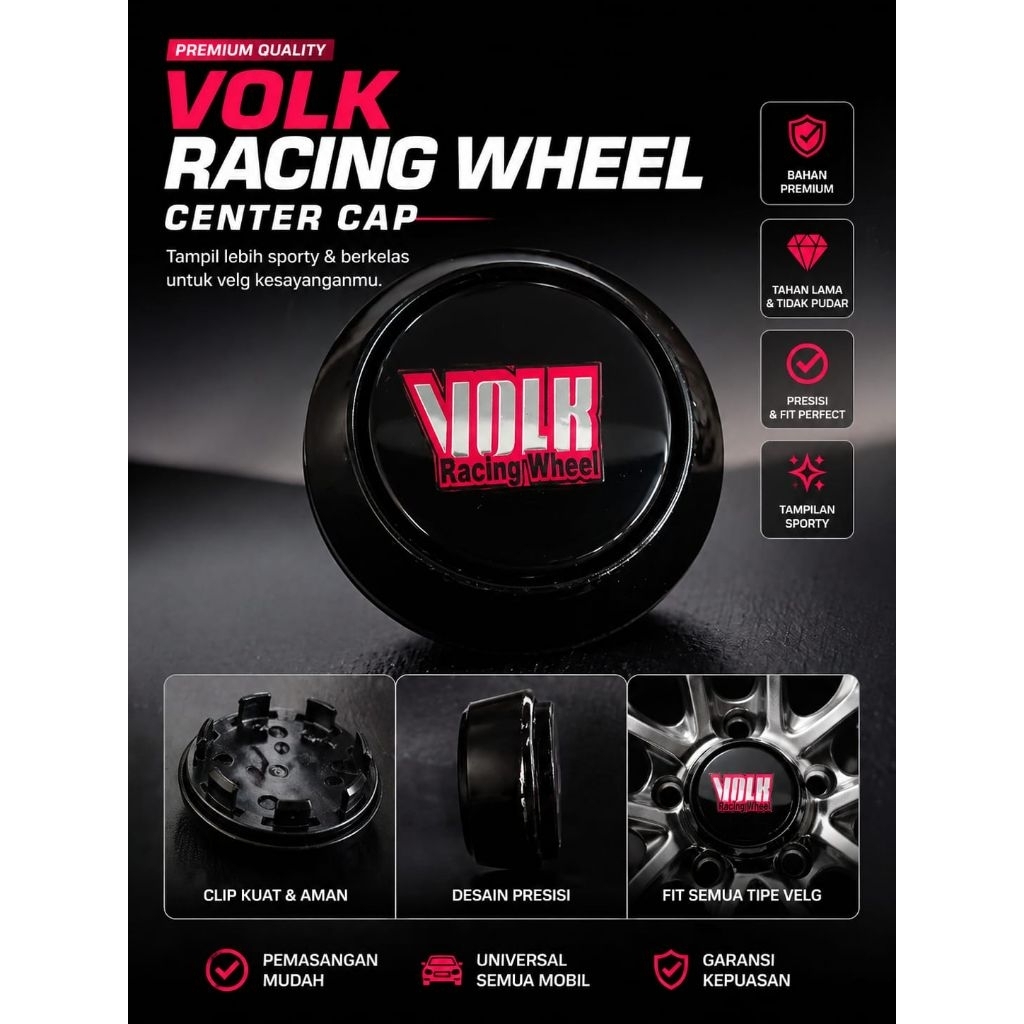 Tutup Dop As Roda Velg Mobil Ring 14 15 16 17 18 19 20