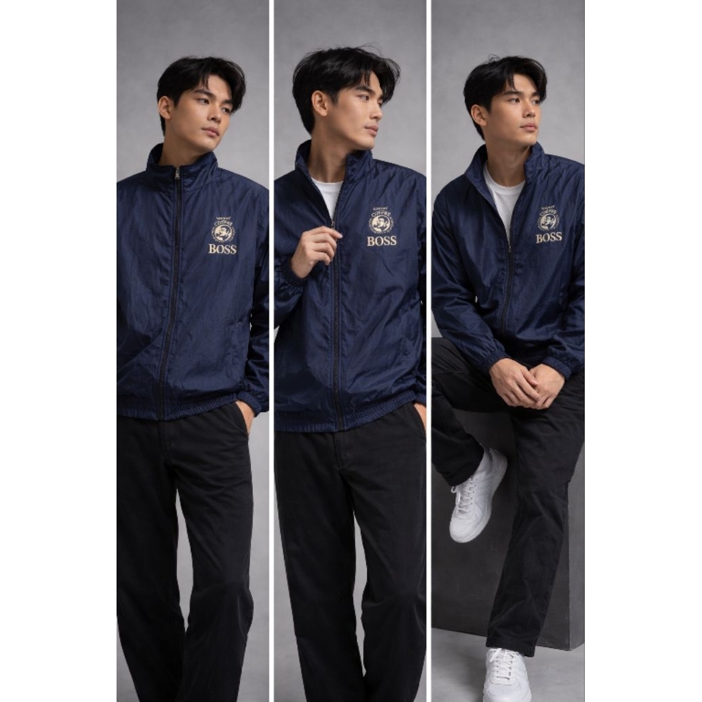 Jaket Vintage Japanese Suntory BOSS Windbreaker - Rare Streetwear size M