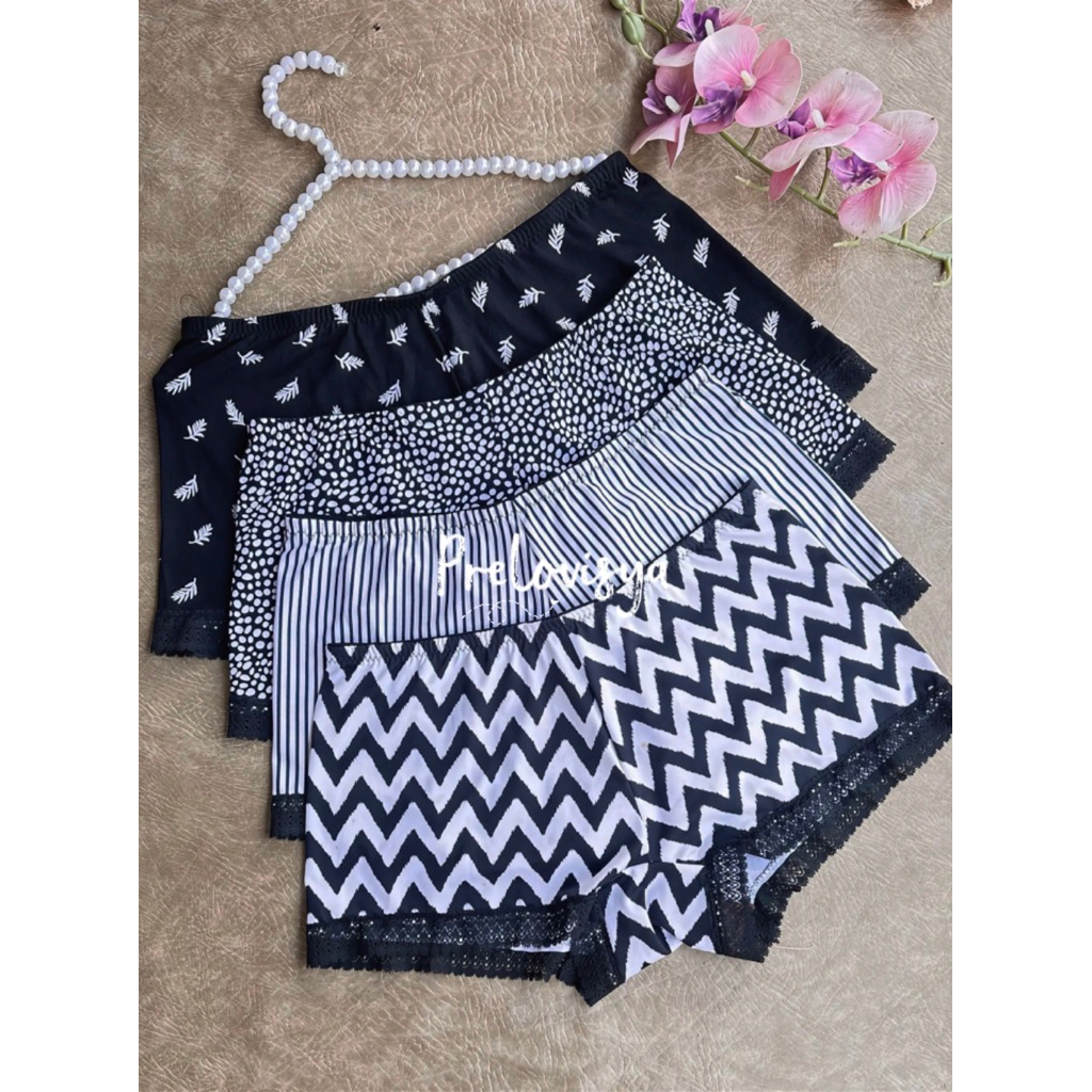 CD Hotpants motif||Cd wanita boxer