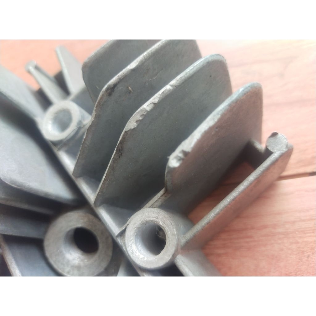 Blok Head Cop Silinder Blok Yamaha V80 Y80 PW50 PW80 Autolube Platina NOS