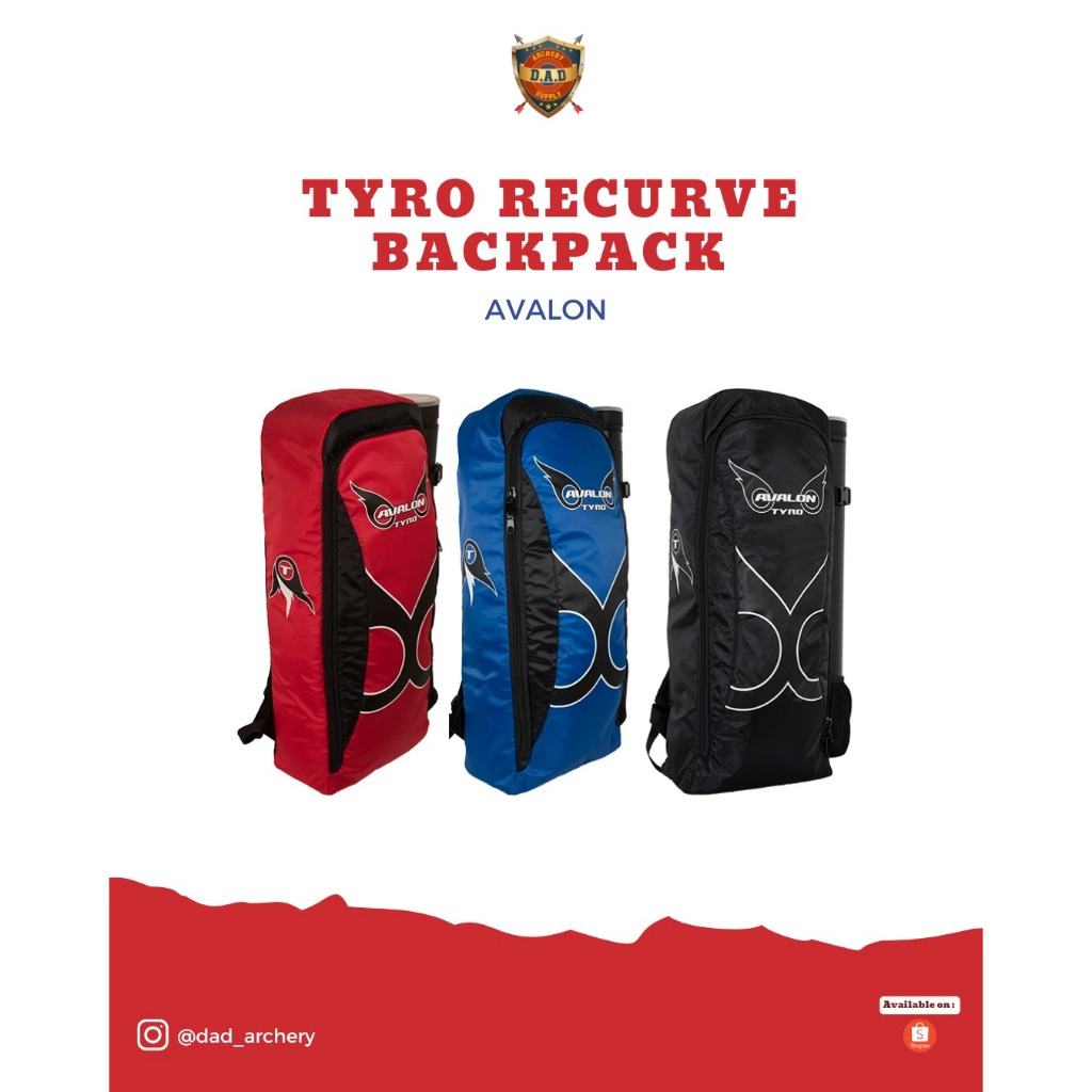 AVALON BACKPACK TYRO WITH ARROW TUBE / BACKPACK RECURVE BOW / TAS PANAHAN