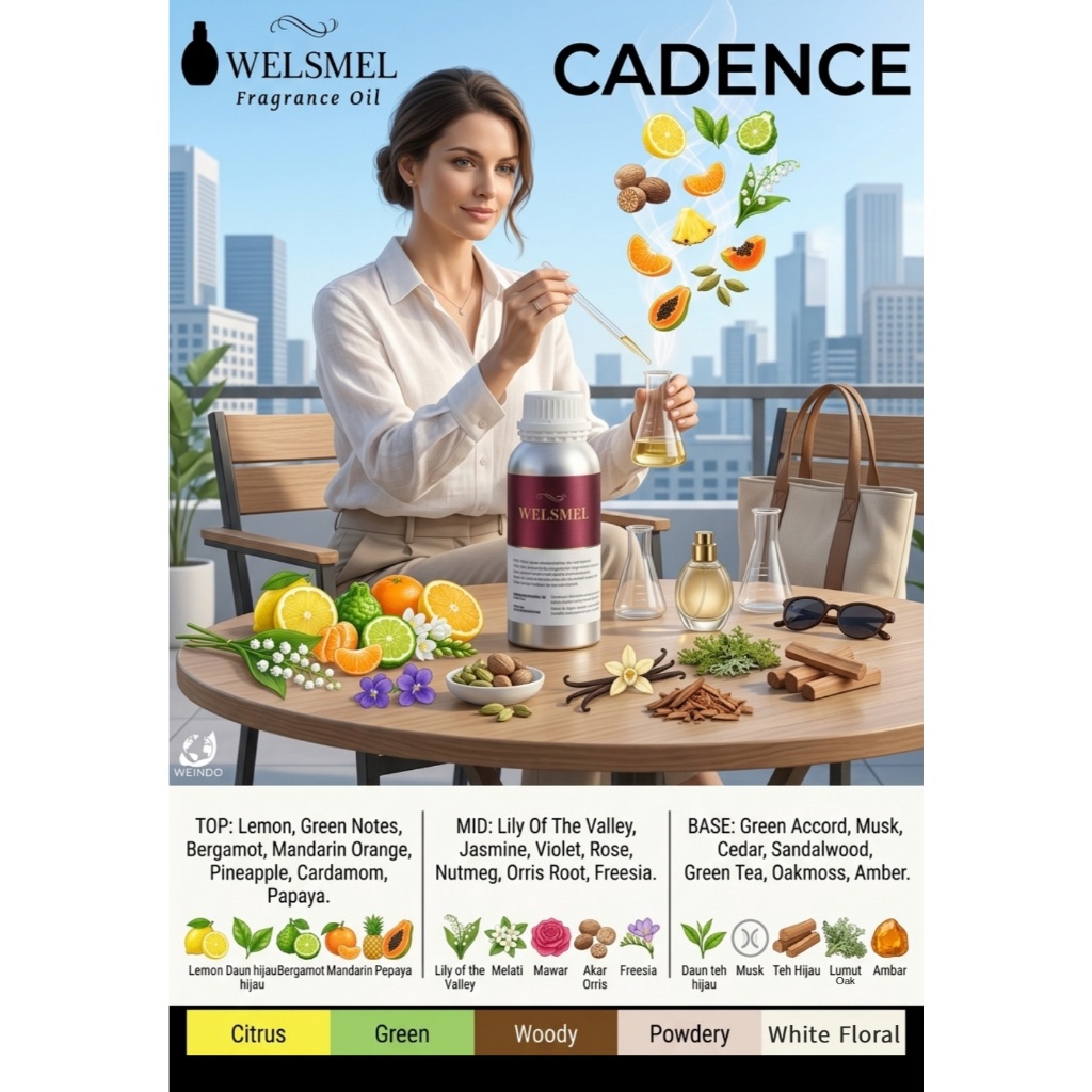 BIBIT PARFUM SEARAH CK - CK ONE Premium Original Tahan Lama  CADENCE 100GR