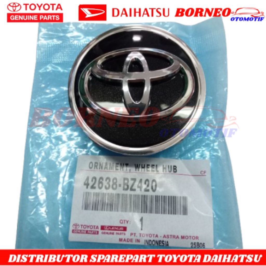 Tutup Roda Dop Velg Avanza Veloz 2016-2021/New Rush/Innova Reborn Original 42638-BZ420