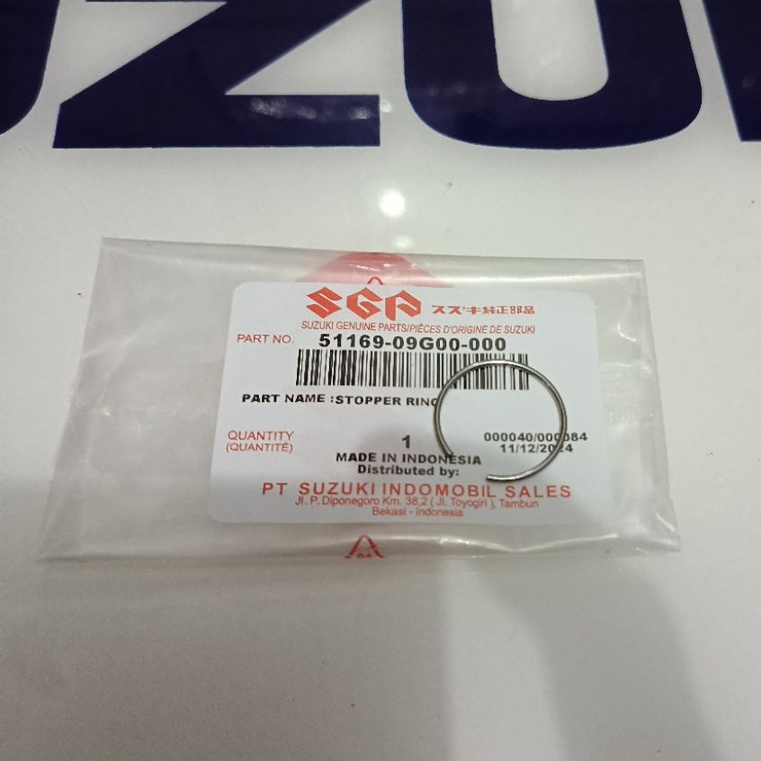 RING PENGUNCI BAUT AS SHOCK DEPAN SUZUKI LETS ORIGINAL SGP