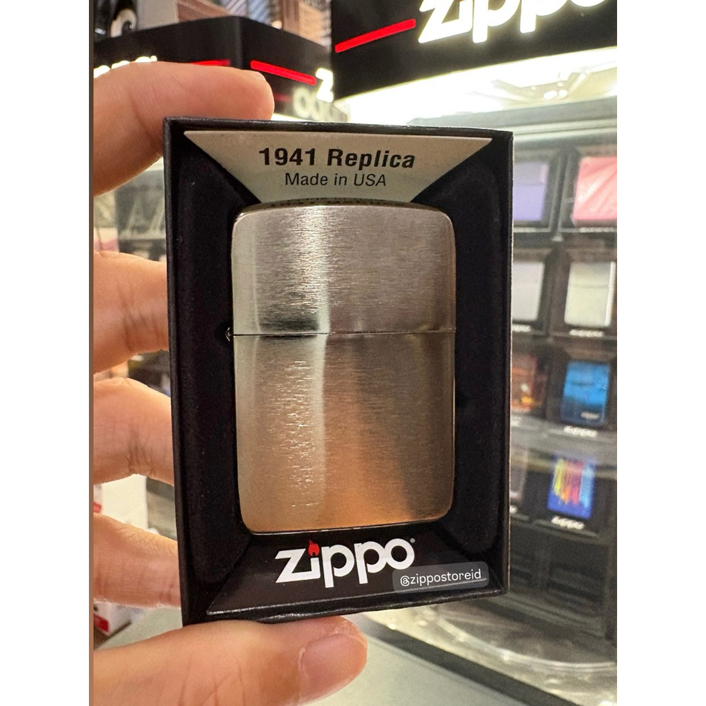 Zippo Black Ice 1941 Replica 24096 ~ Original 100% Made In USA