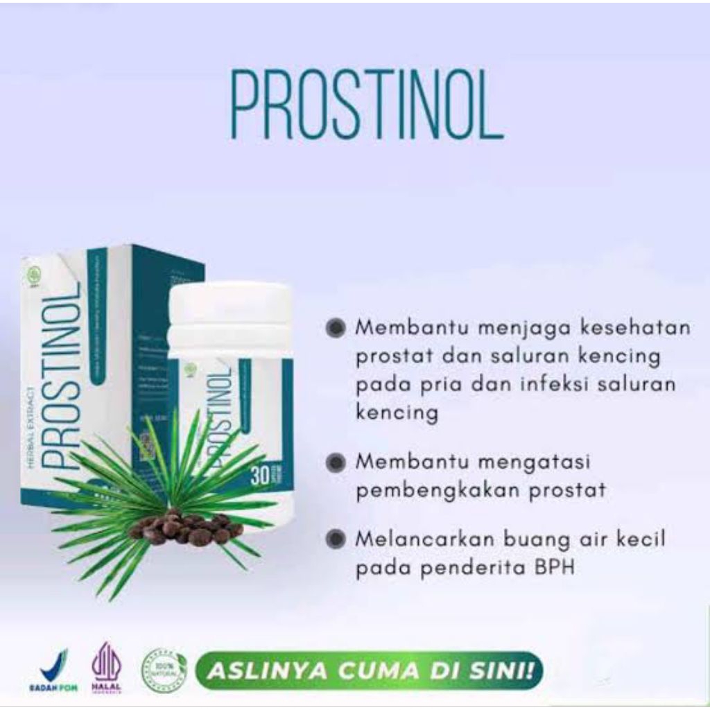 100% ASLI Prostinol Original Obat Prostat Herbal Ampuh BPOM Asli