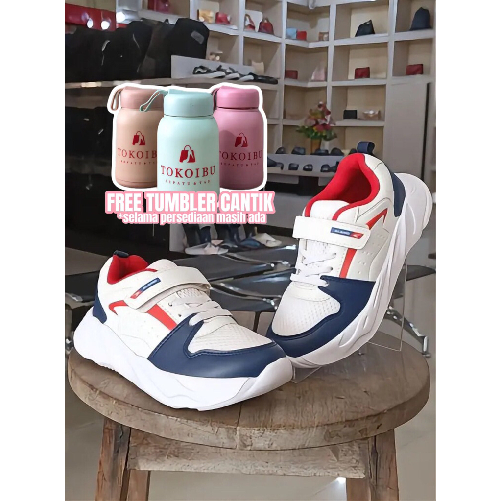 sepatu anak ALAMO / LOURIS JR navy.red & black.coffee