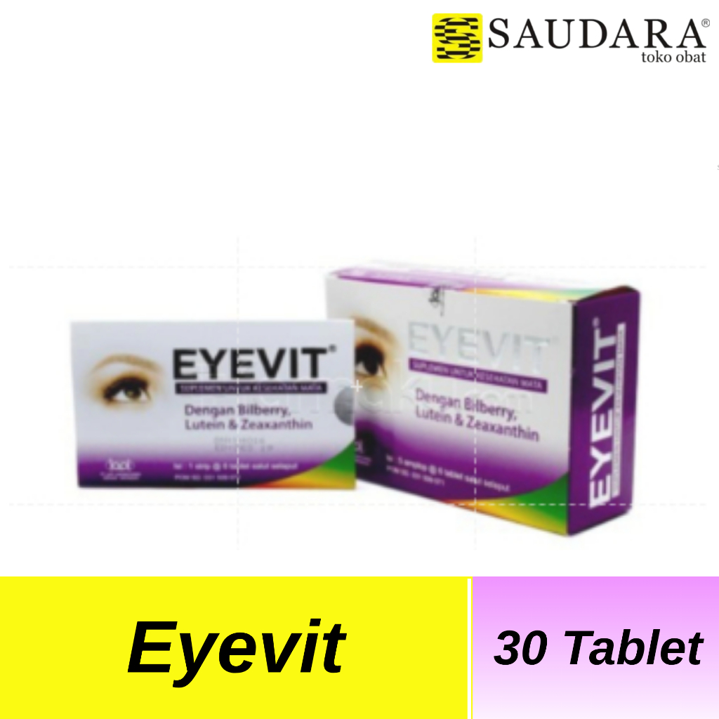 Eyevit 30'S-Vitamin Mata-Suplemen Mata Minus