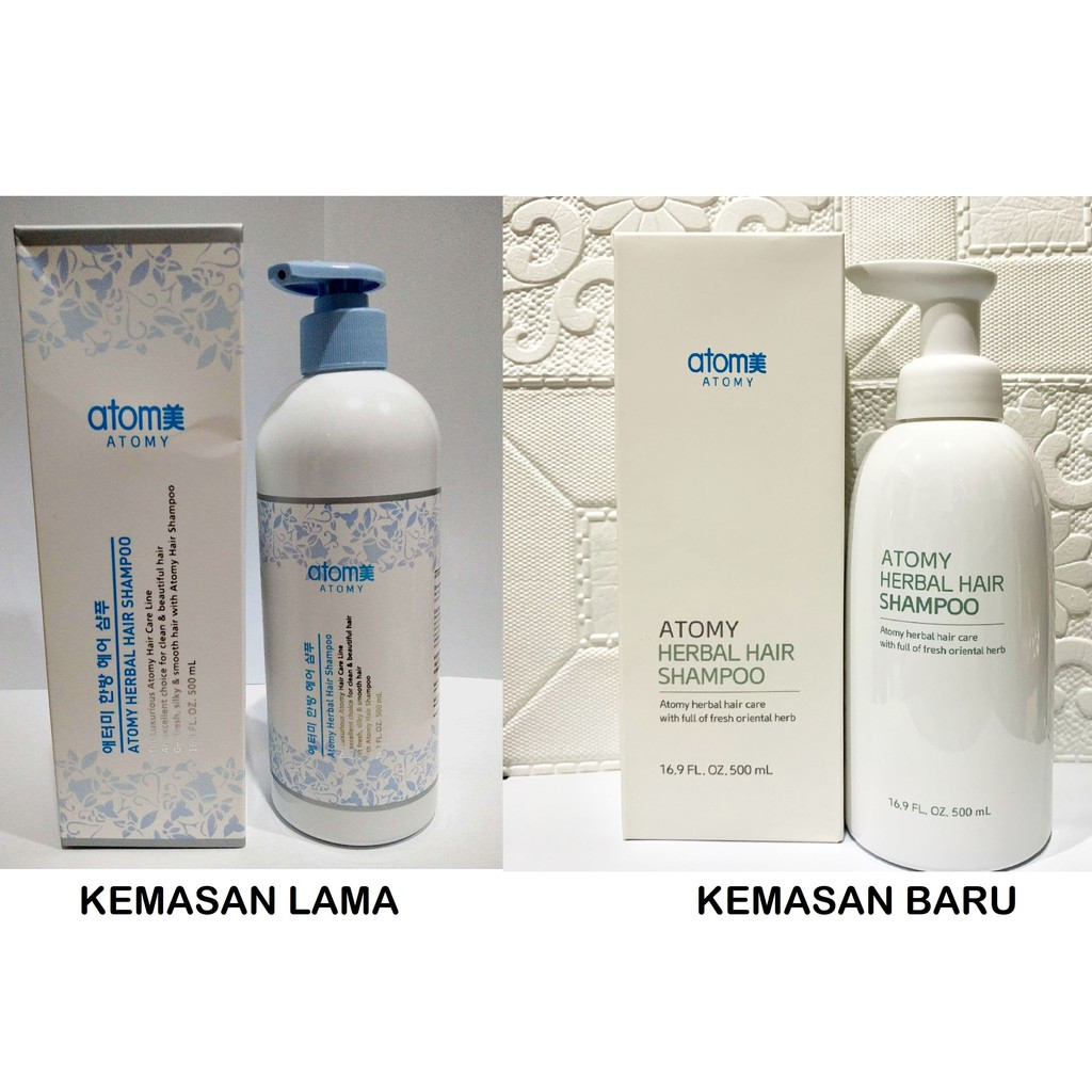 ATOMY SHAMPO HERBAL MENCEGAH RAMBUT RONTOK DAN MENYUBURKAN 500ML ORI