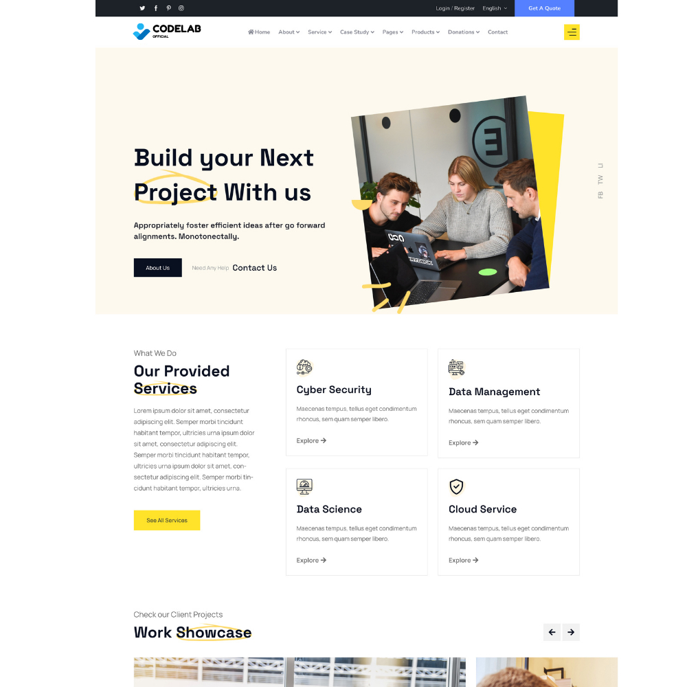 Source Website Profesional Bisnis Laravel