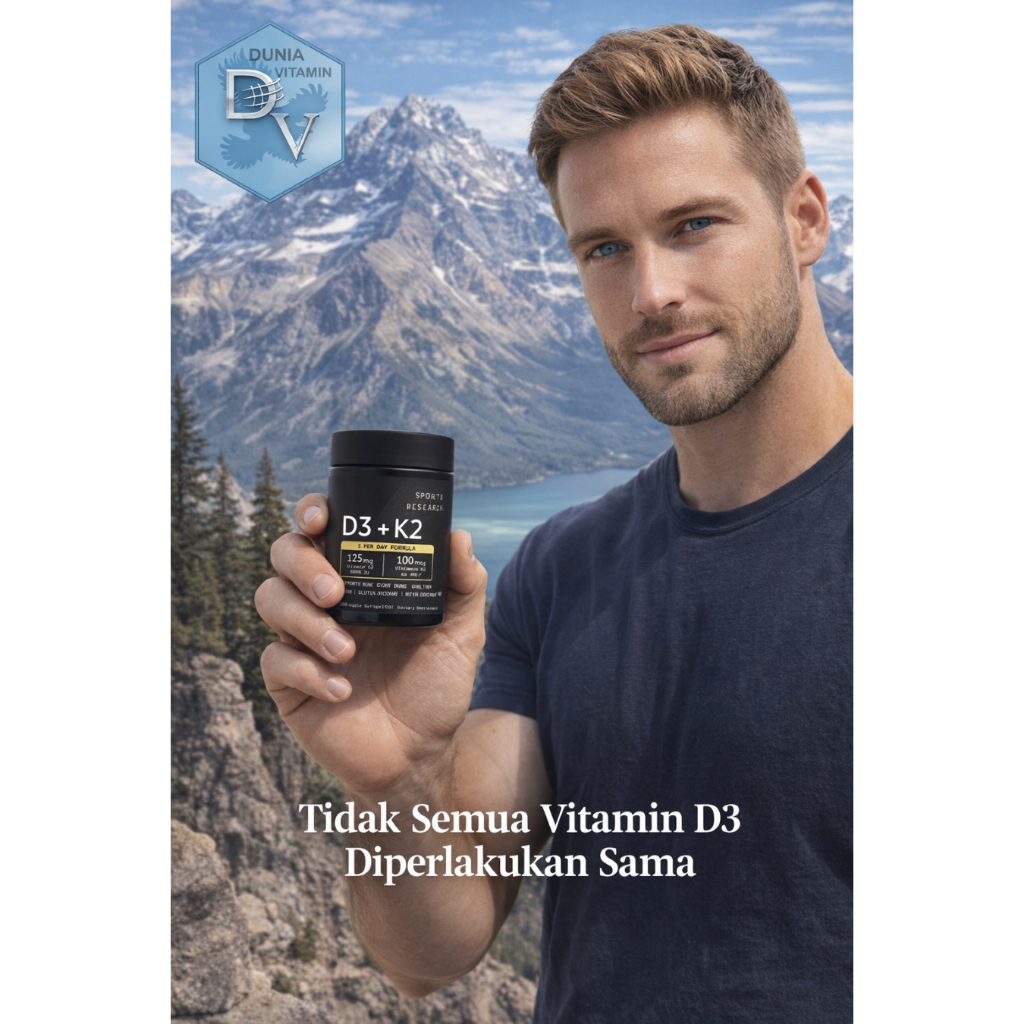 Sports Research Vitamin D3+K2 USA, Contains 160 Veggie Softgels, Mendukung Kesehatan Tulang dan Keke