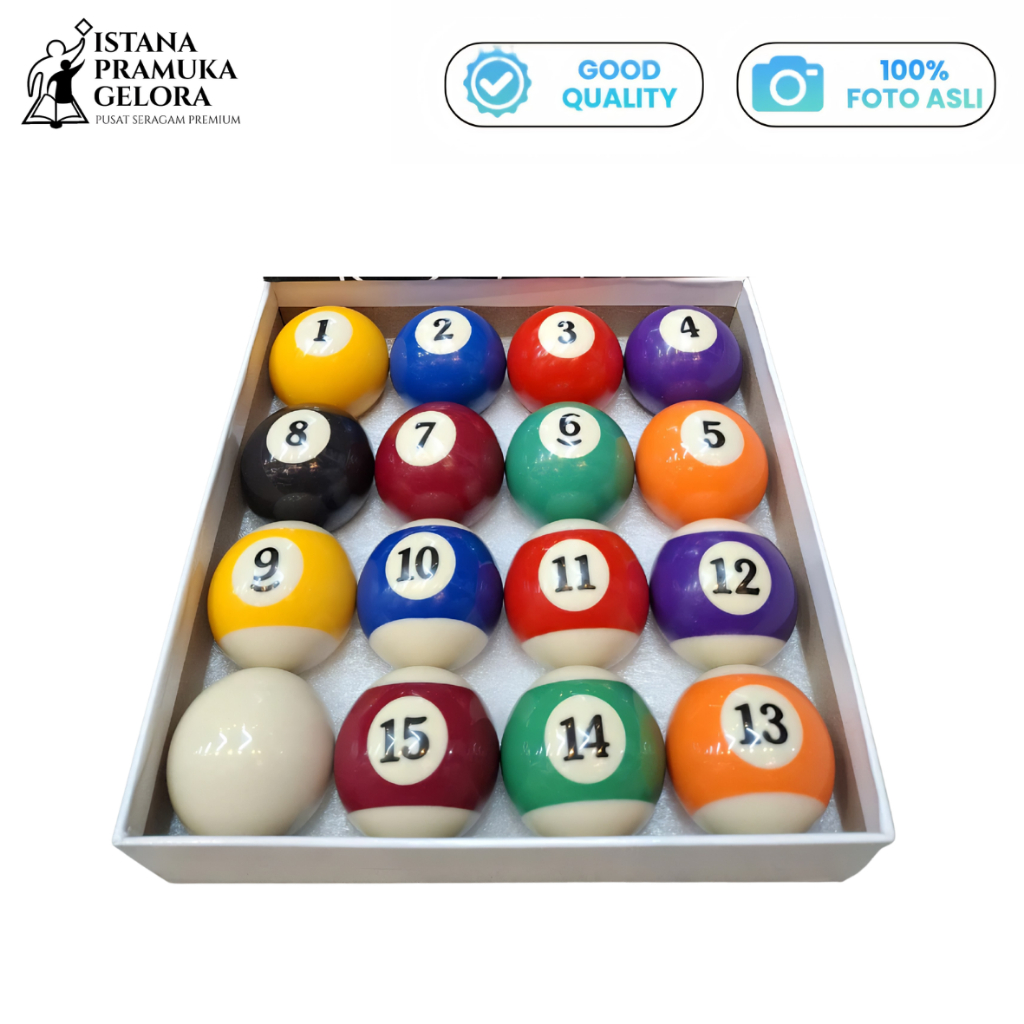 Bola Billiard ( Kecil ) Billiard Ball - Istana Pramuka Gelora