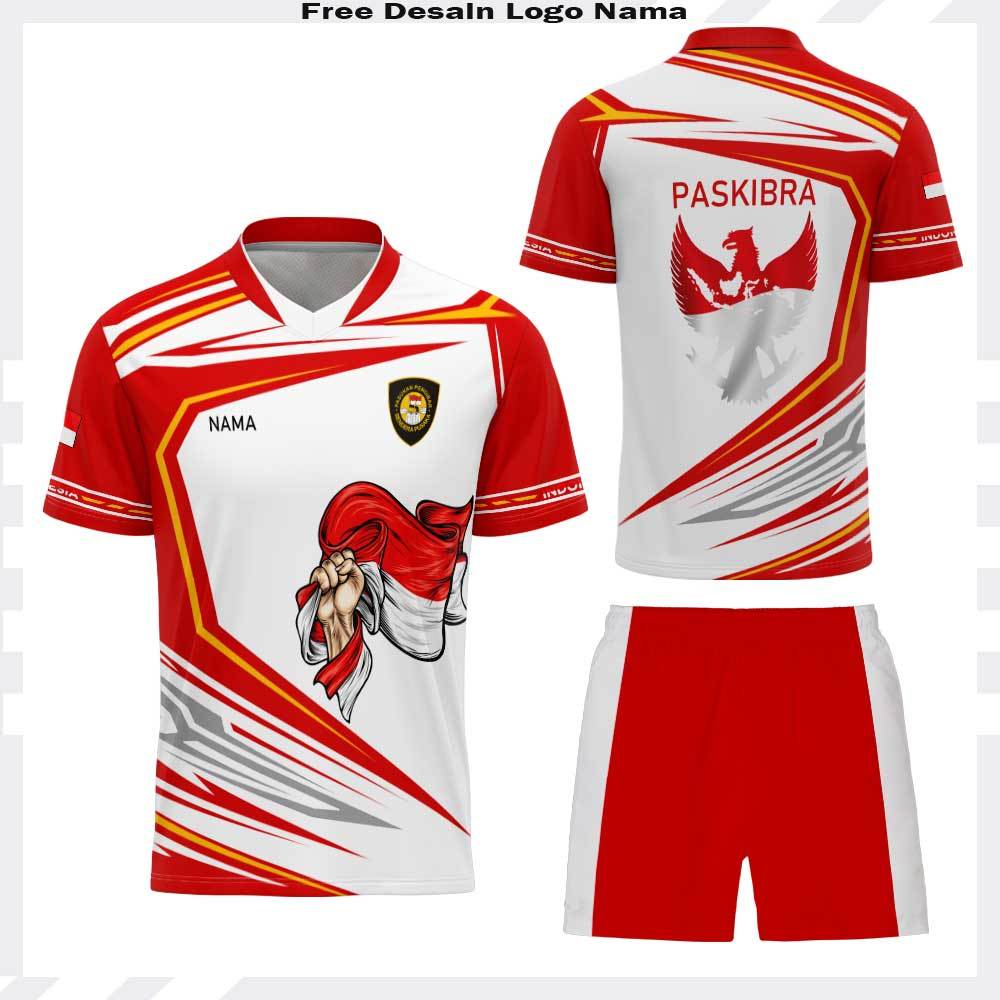 JERSEY SETELAN PEMBINA PASKIBRA EDISI AGUSTUS KEMERDEKAAN / JERSEY PASKIBRA / JERSEY PASKIBRAKA