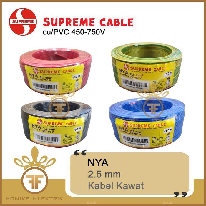 Kabel Supreme NYA 1X2.5 / NYA 1X2,5MM 100M