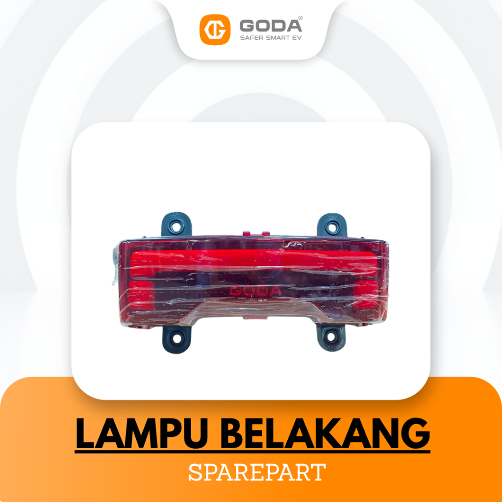 GODA SPAREPART - LAMPU DEPAN&BELAKANG - LED Terang, Hemat Energi & Tahan Air