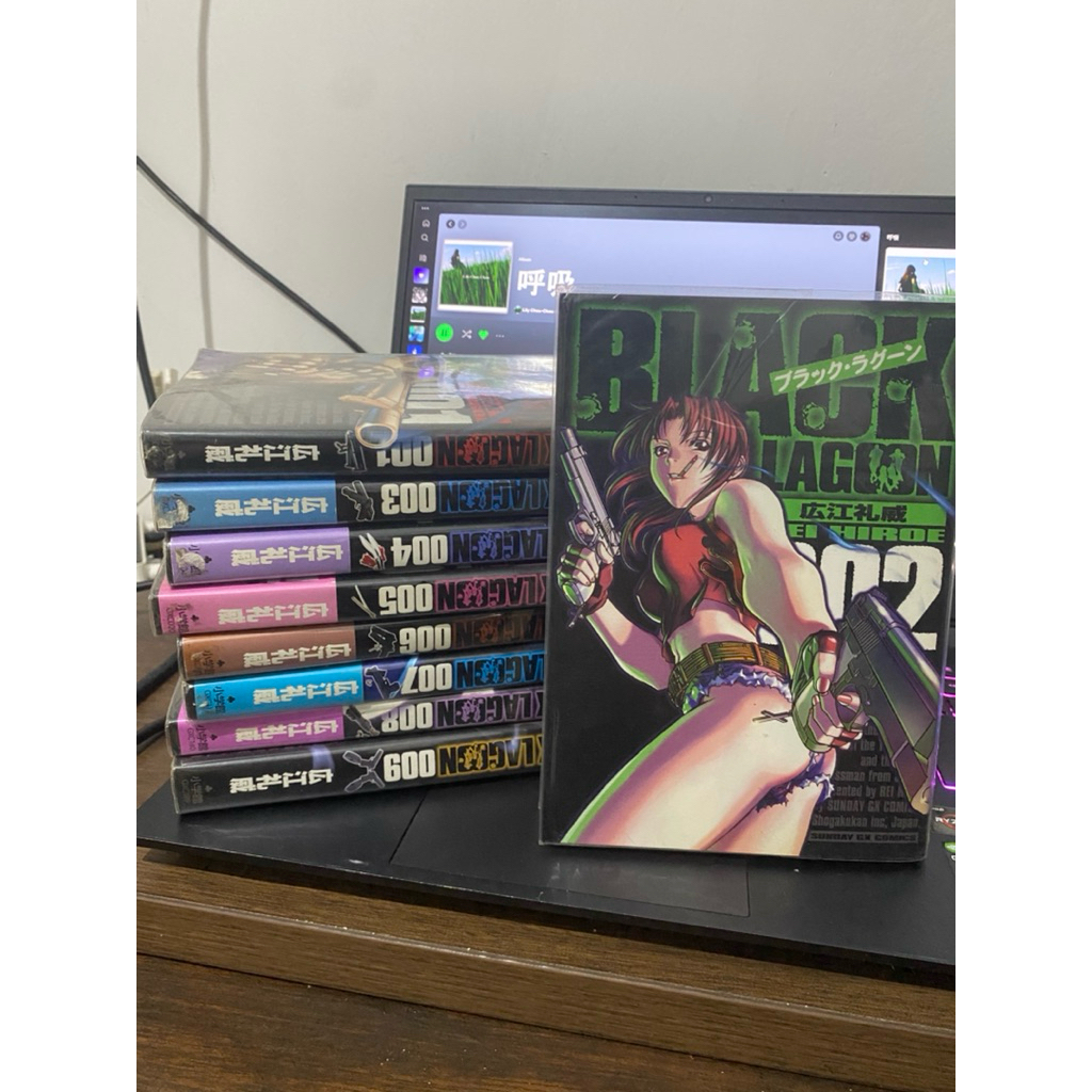 Set Komik Black Lagoon (Set 1-9) original Jepang
