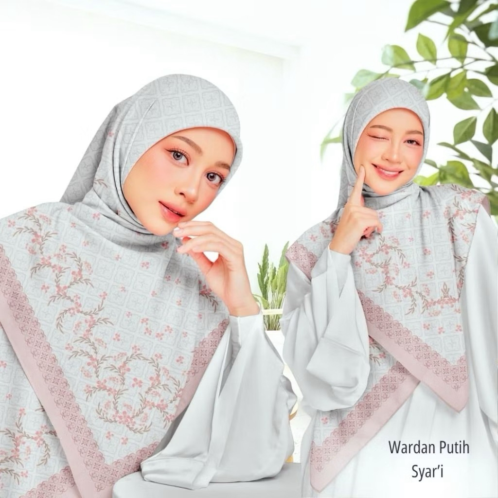 Hijab Segiempat Jumbo Syar'i Motif Voal Premium uk 130x130 Finishing Lasercut